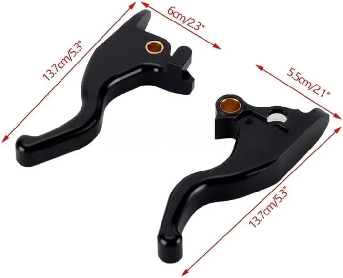 SXLURFEB Brake and Clutch Levers RRBARTGTE-BLUE for Harley-Davidson Softail image 4