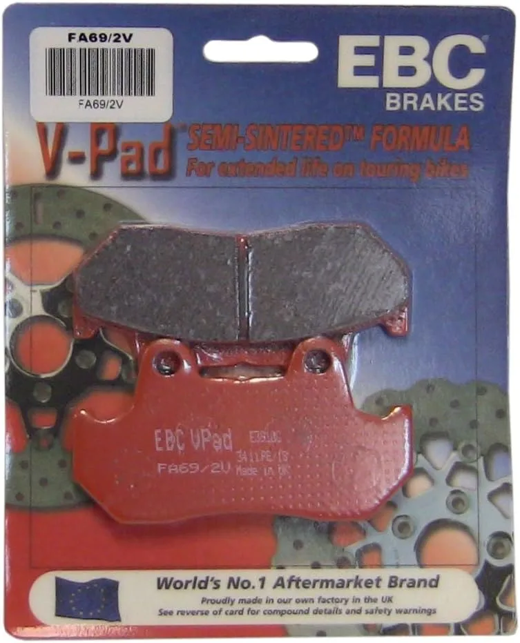 EBC FA69/2V Semi-Sintered Disc Brake Pad