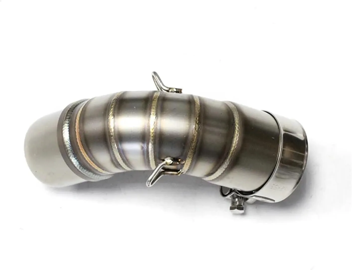 Generic 51 mm Exhaust Muffler Mid Tube Link Pipe BESAEVANB for Honda CB1000R image 4