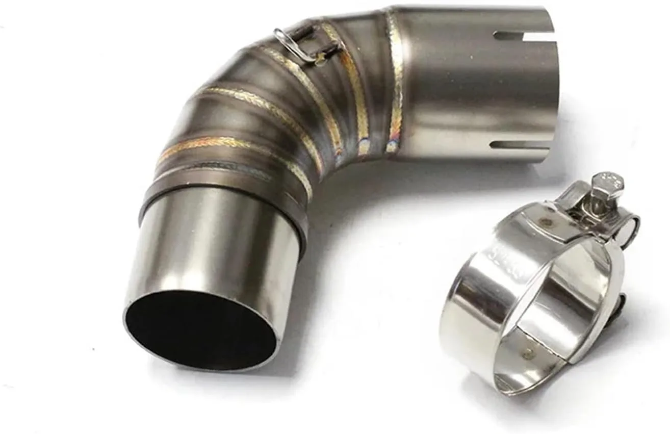 Generic 51 mm Exhaust Muffler Mid Tube Link Pipe BESAEVANB for Honda CB1000R