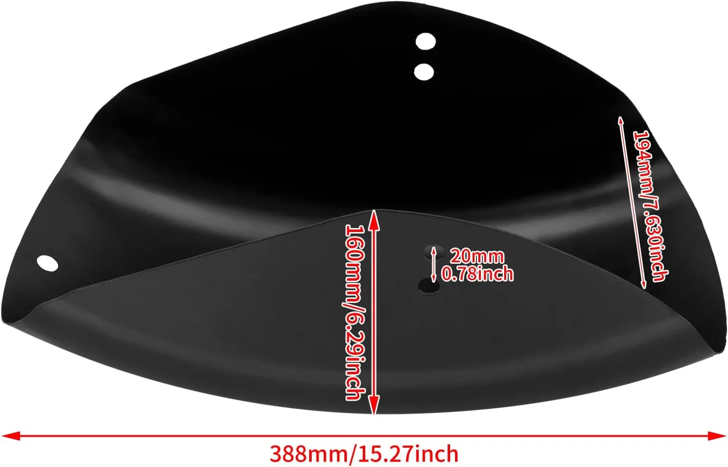 HDBUBALUS 7-Inch Rear Flat Fender for Harley Sportster XL - REUSCR021501-03 image 3