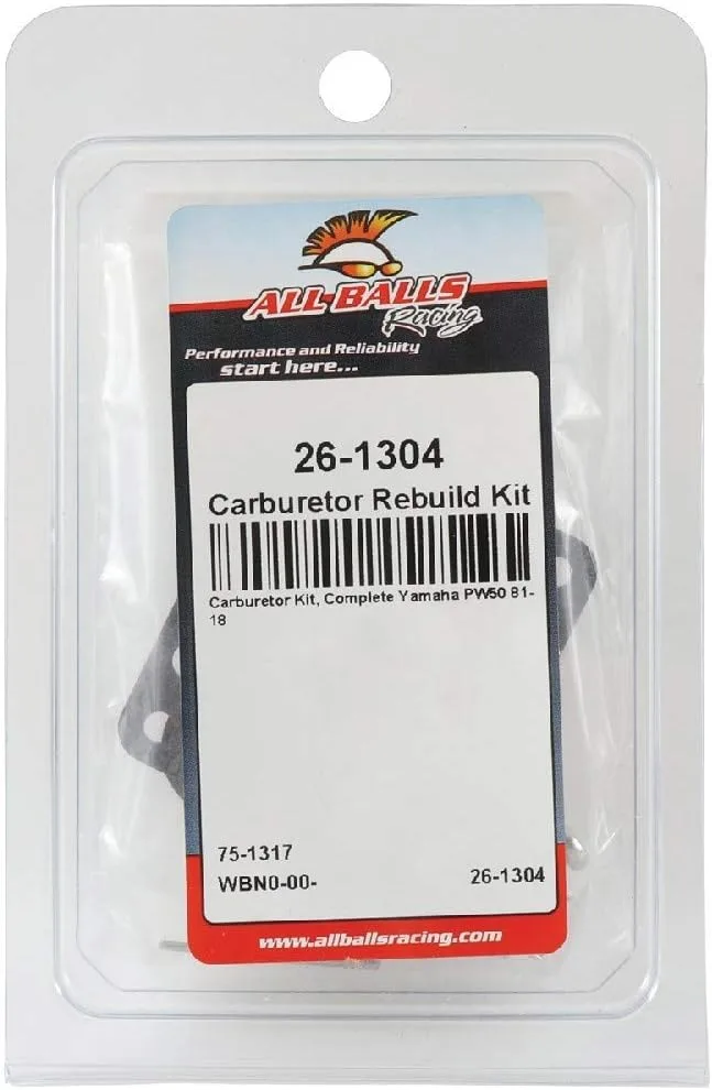 All Balls 26-1304 Carburetor Rebuild Kit for Yamaha PW50 1981-2006 image 4
