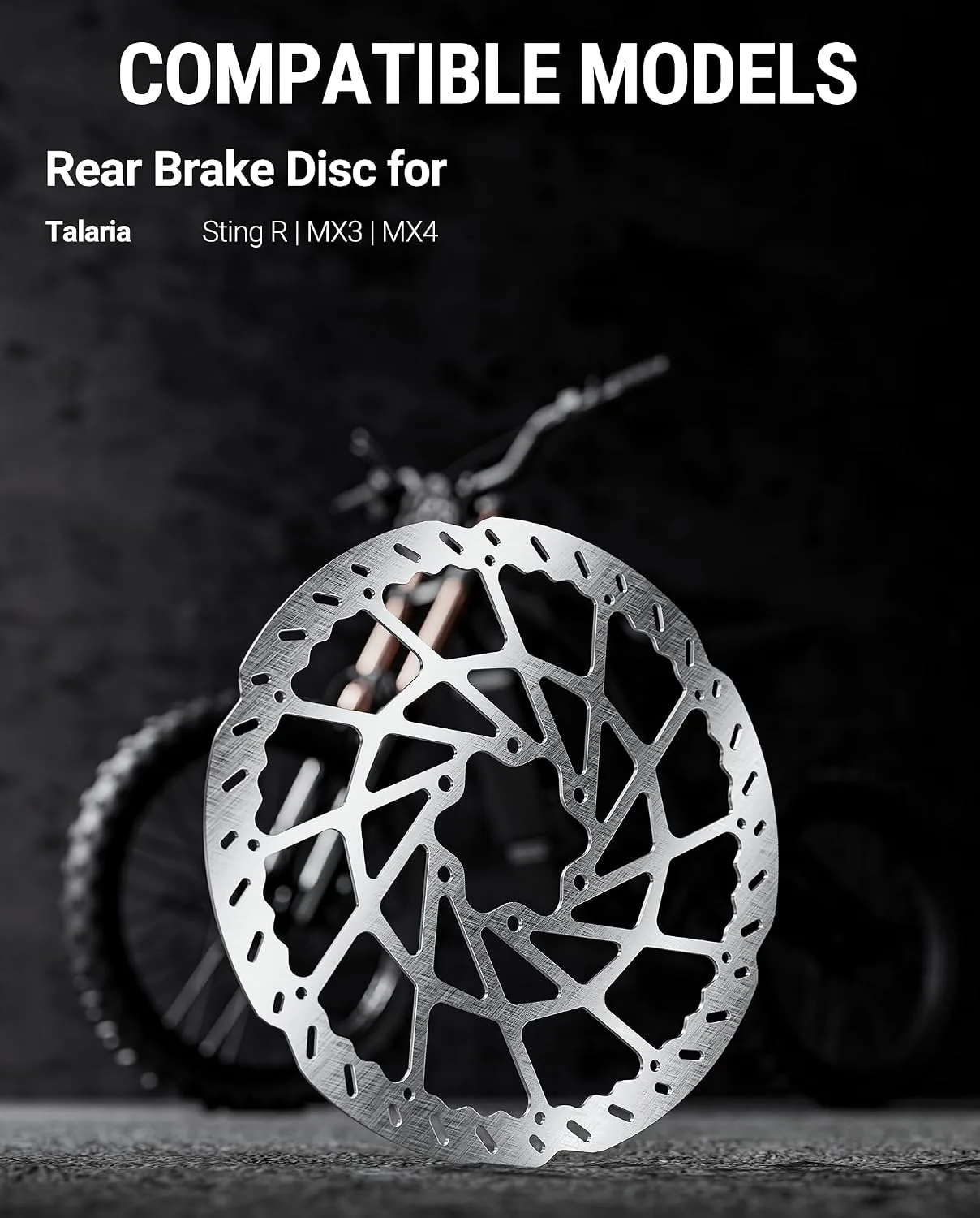 Beastspk Talaria Sting R MX3/MX4 Rear 250mm Disc Brake Rotor image 3