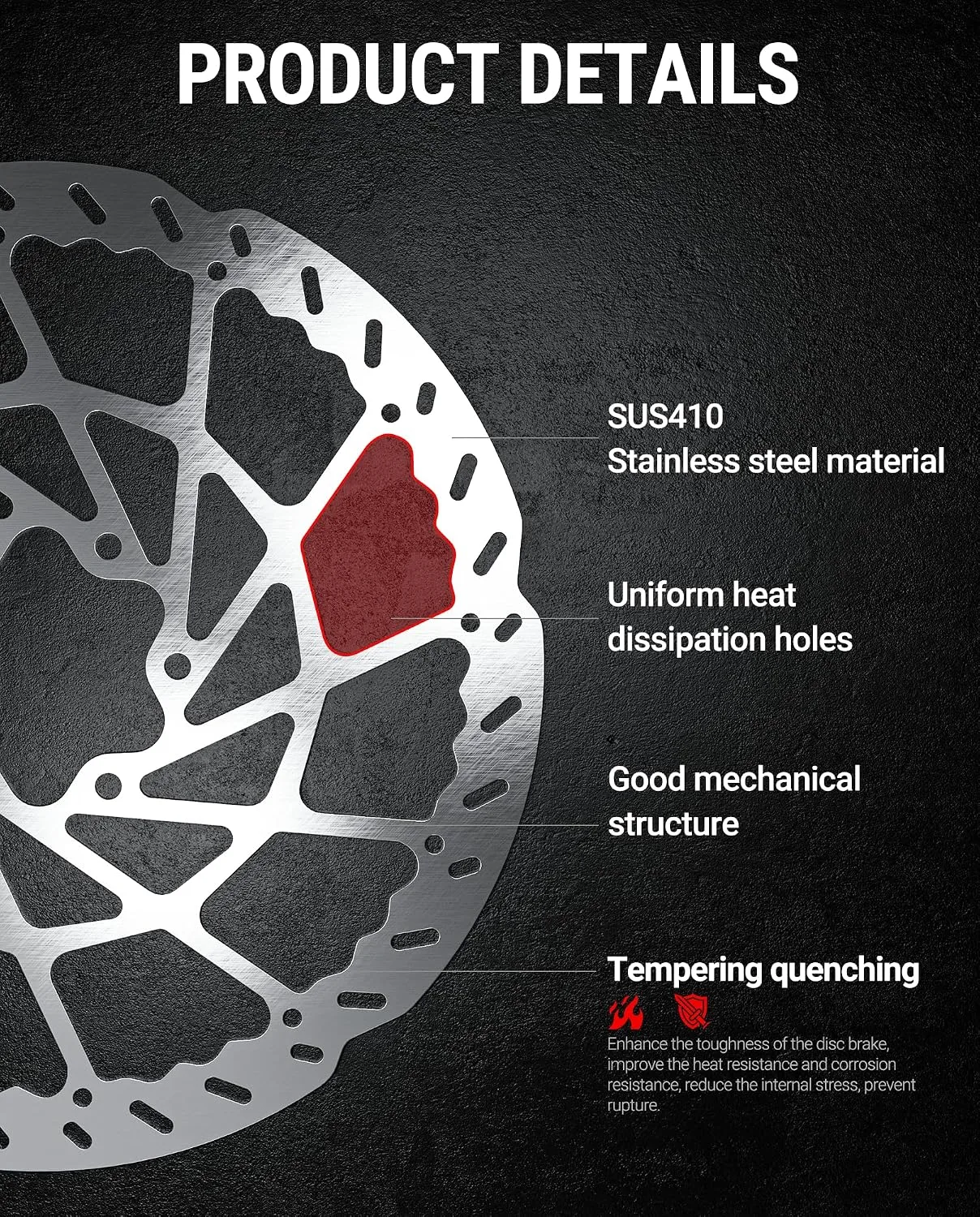 Beastspk Talaria Sting R MX3/MX4 Rear 250mm Disc Brake Rotor image 4