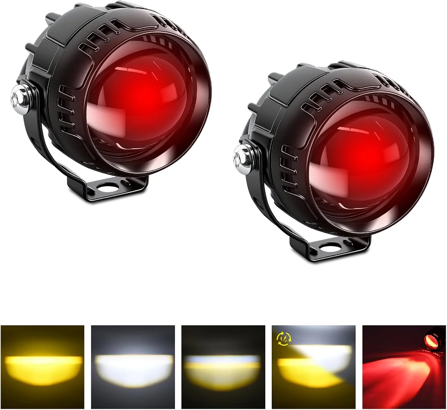 Domary 2.5-Inch 80W LED Pod Spotlights 2-Pack image 2