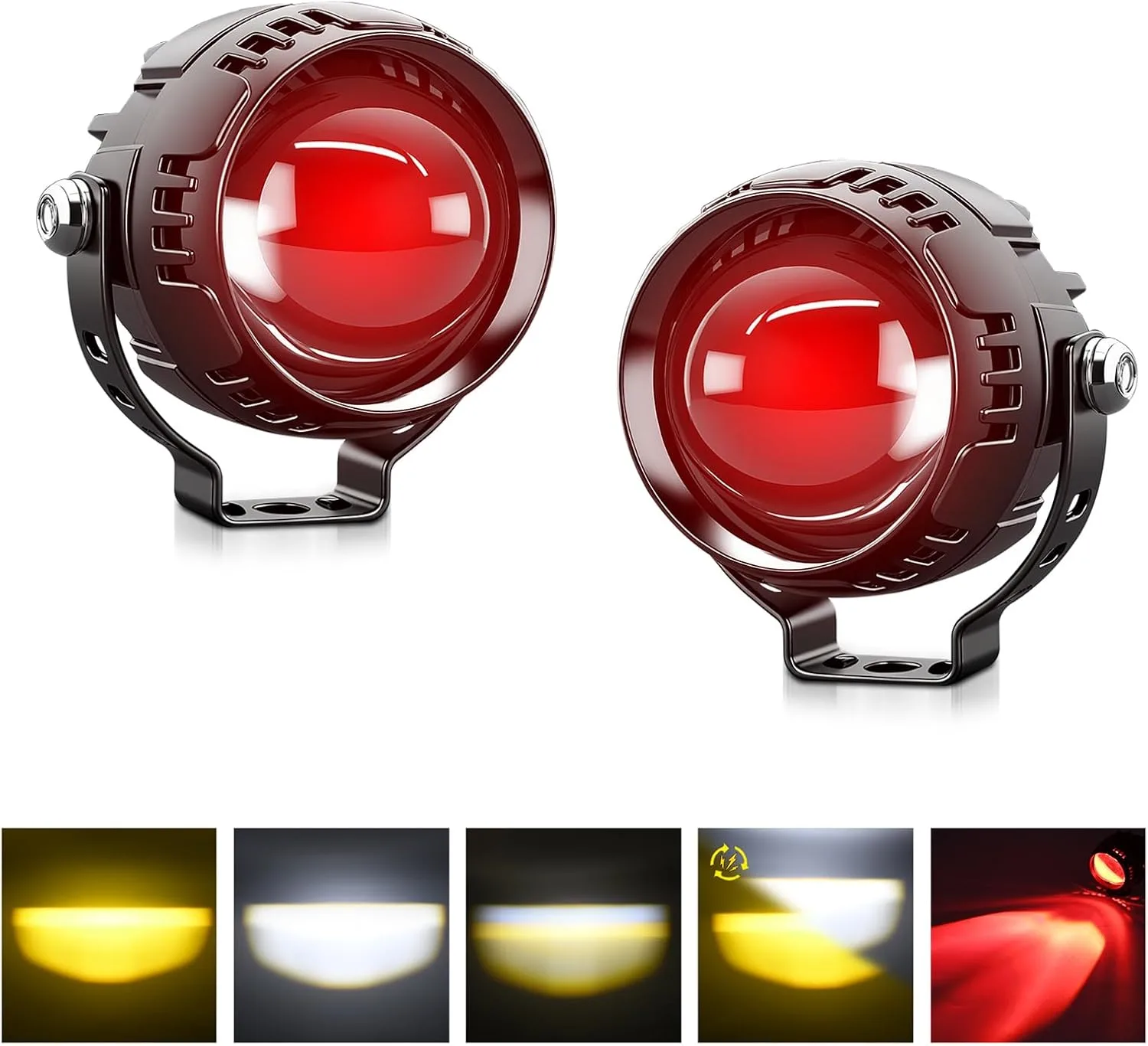 Domary 2.5-Inch 80W LED Pod Spotlights 2-Pack image 3