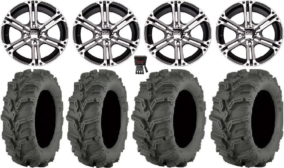 ITP SS212 14-Inch ATV Wheels and Mud Lite XTR Tire Bundle