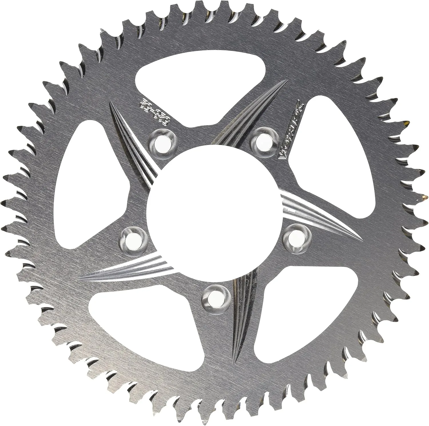 Vortex 528-52 52-Tooth Silver Rear Sprocket
