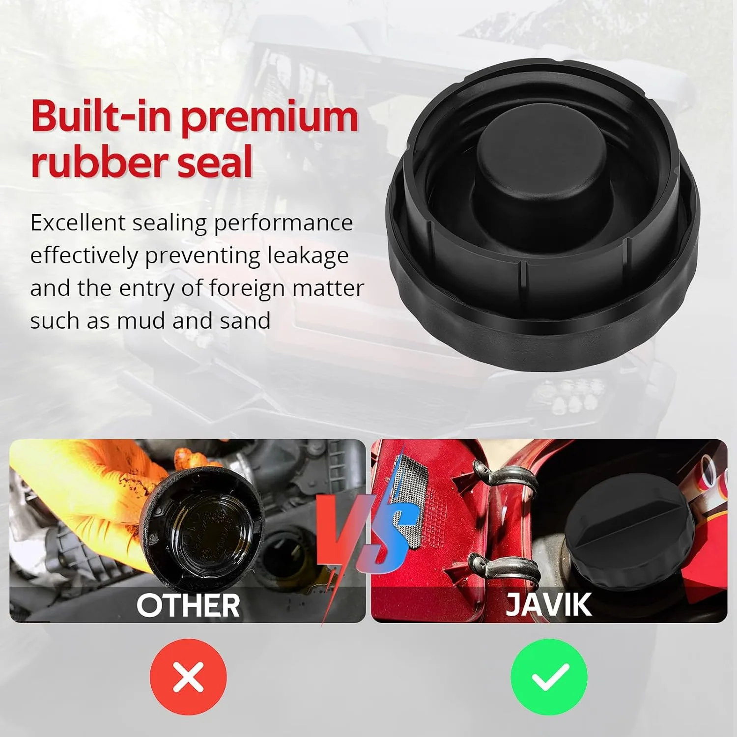 JAVIK Honda Fuel Cap 17620-MEH-003 17620-MCA-A01 image 4