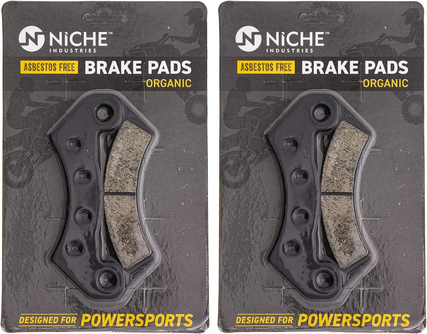 NICHE Front Brake Pad Set MK1002433 for Arctic Cat Wildcat image 3
