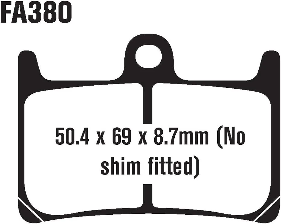 EBC EBPCK1008 Double-H Sintered Brake Pad Kit image 2