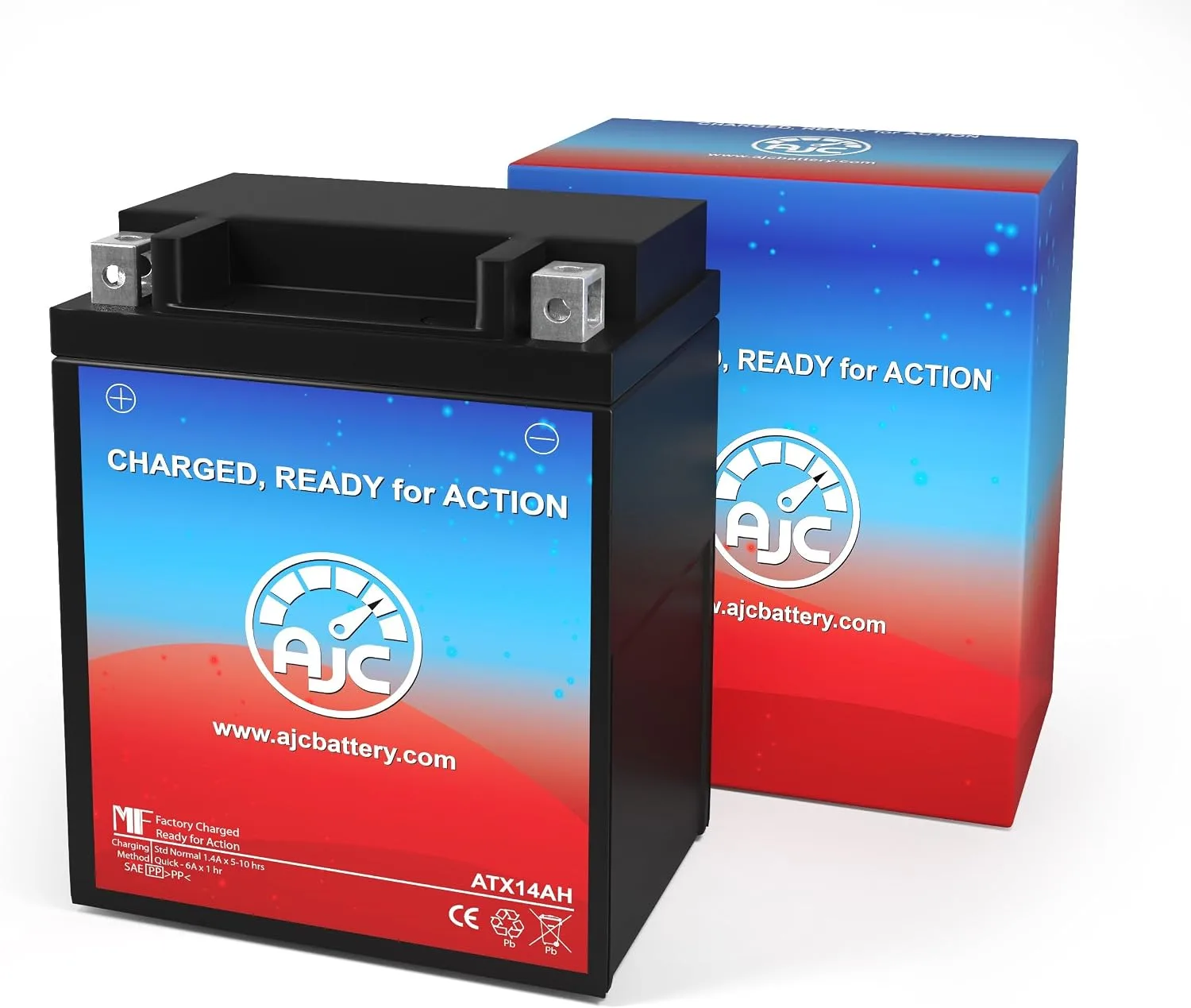 AJC 12V AGM Battery for 2003 Arctic Cat Z 440 Esr 431CC Snowmobile image 2