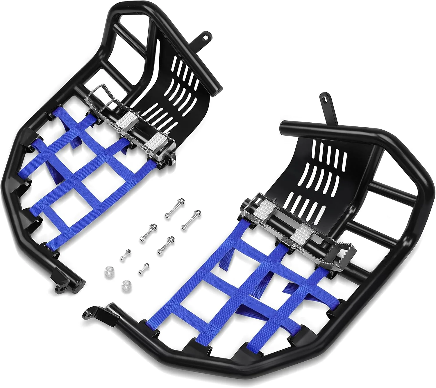 Nerf Bars Compatible with Yamaha Raptor 700 / 700R YFM 2006 and up (Blue) image 3