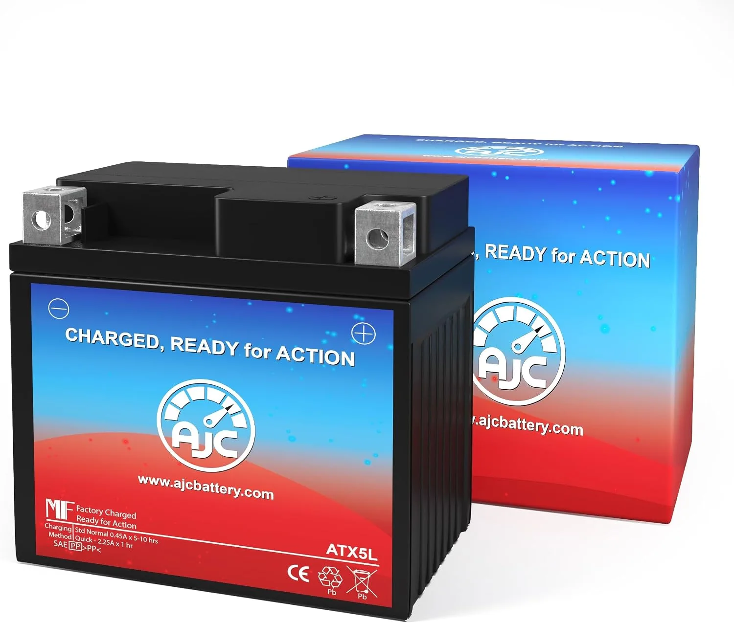 AJC FS450 12V AGM Battery for Husqvarna FS450 450CC 2017-2020 image 2