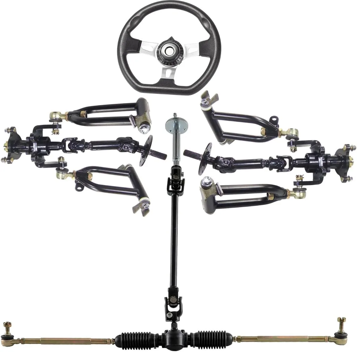 ICONSPORTSS Front Drive Half-Shaft Axle Assembly Kit ICOTK155+TK156+TM534*4+TK231+TK236+