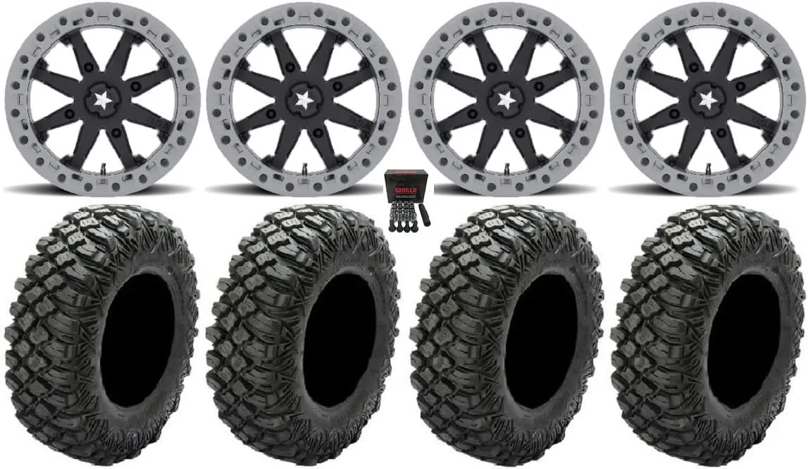 MSA M31 14x7 Beadlock Wheels & Pro Armor 32x10-14 Tire Bundle