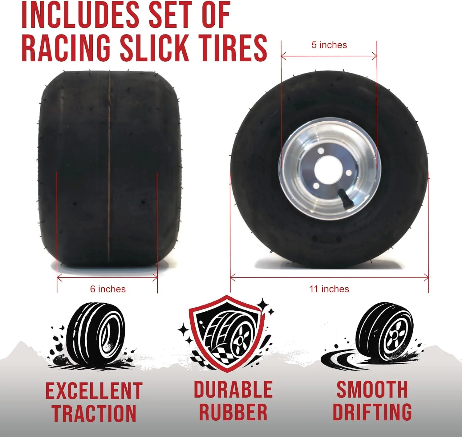 The ROP Shop 40-Inch Drift Trike Shaft Kit 100998_8 image 3