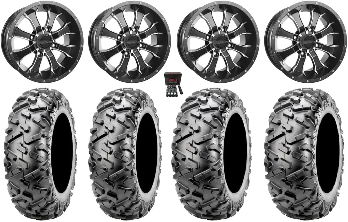 Raceline Mamba 14x7 Wheels with Maxxis BigHorn 2.0 Tires Bundle