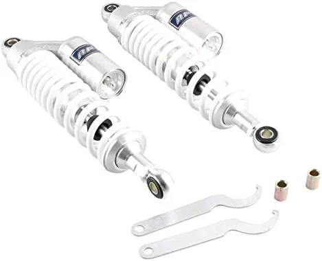 Mallofusa 45MU063 340 mm Rear Motorcycle Shock Absorbers, Pair