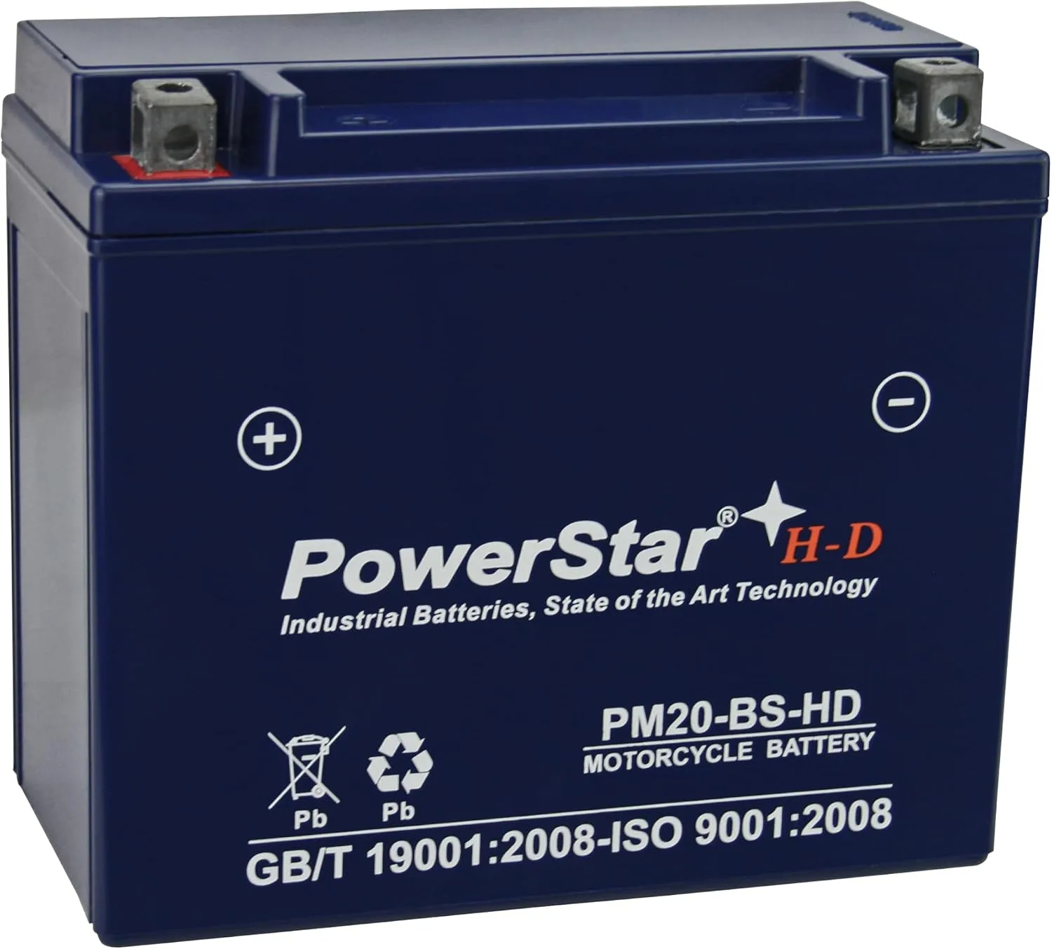 PowerStar 12V 20Ah AGM Battery PM20-BS-HD for Honda Talon 1000R 2019–2022