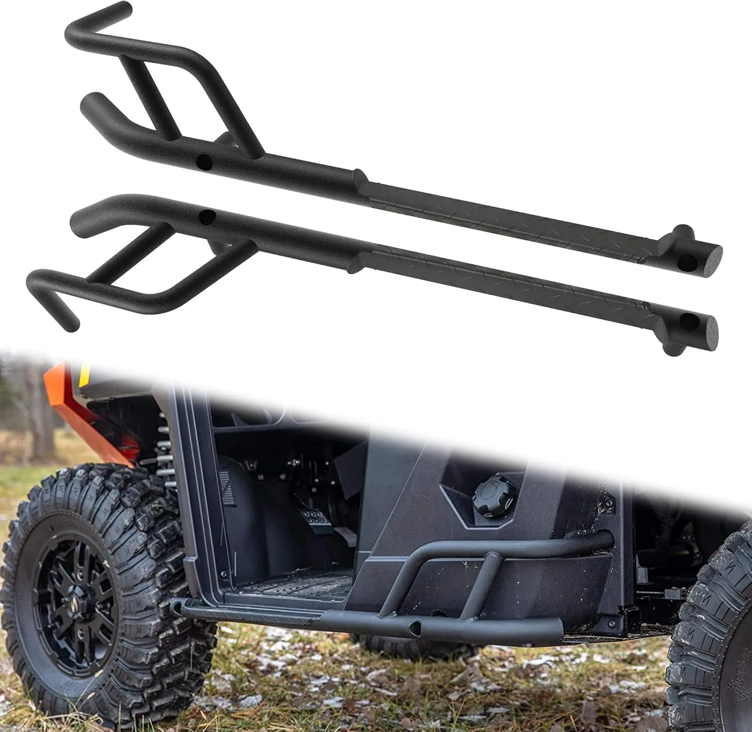 TIEZFUL 8390 Side Step Rock Sliders for Polaris Ranger XP 1000