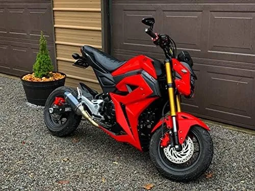 Aodonly Racing Red Belly Pan Fairing Side Panel for Honda Grom MSX125 SF 2016-2020 image 2
