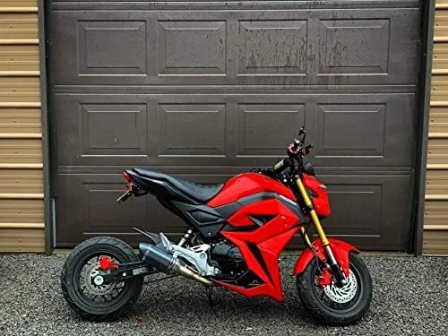 Aodonly Racing Red Belly Pan Fairing Side Panel for Honda Grom MSX125 SF 2016-2020 image 3