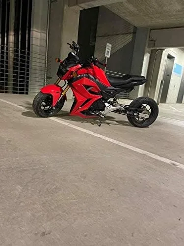 Aodonly Racing Red Belly Pan Fairing Side Panel for Honda Grom MSX125 SF 2016-2020 image 4