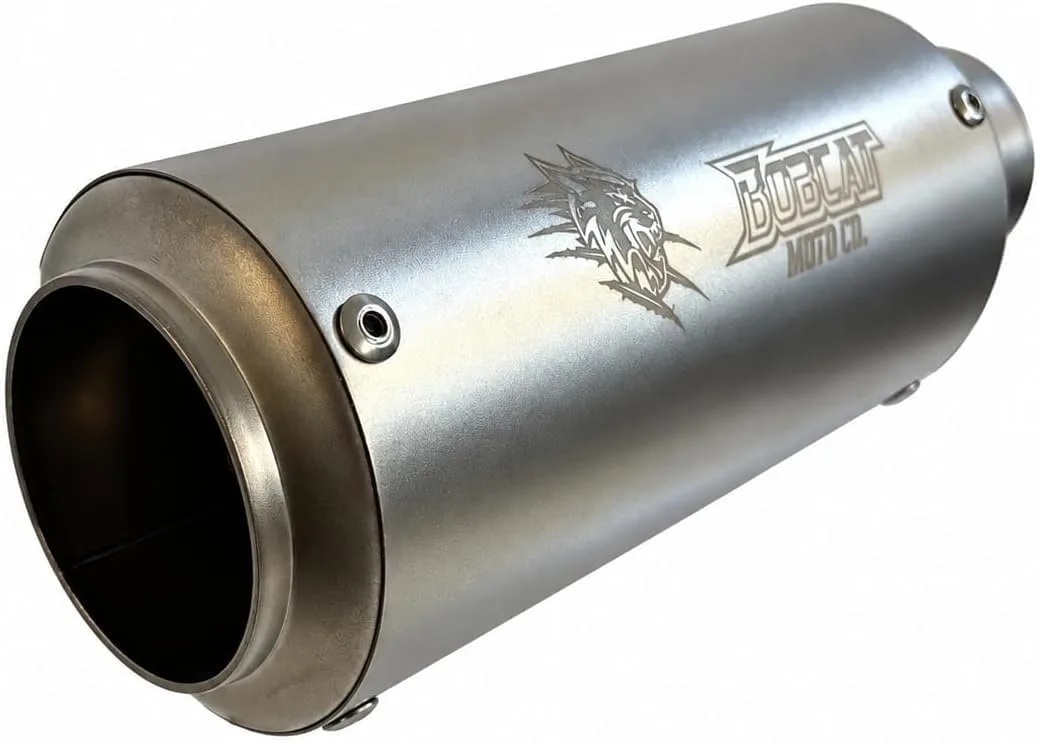 Yamaha R3 MT-03 Slip-On Short Can Muffler Ymh-r3-mt03-slipcan-slv image 3