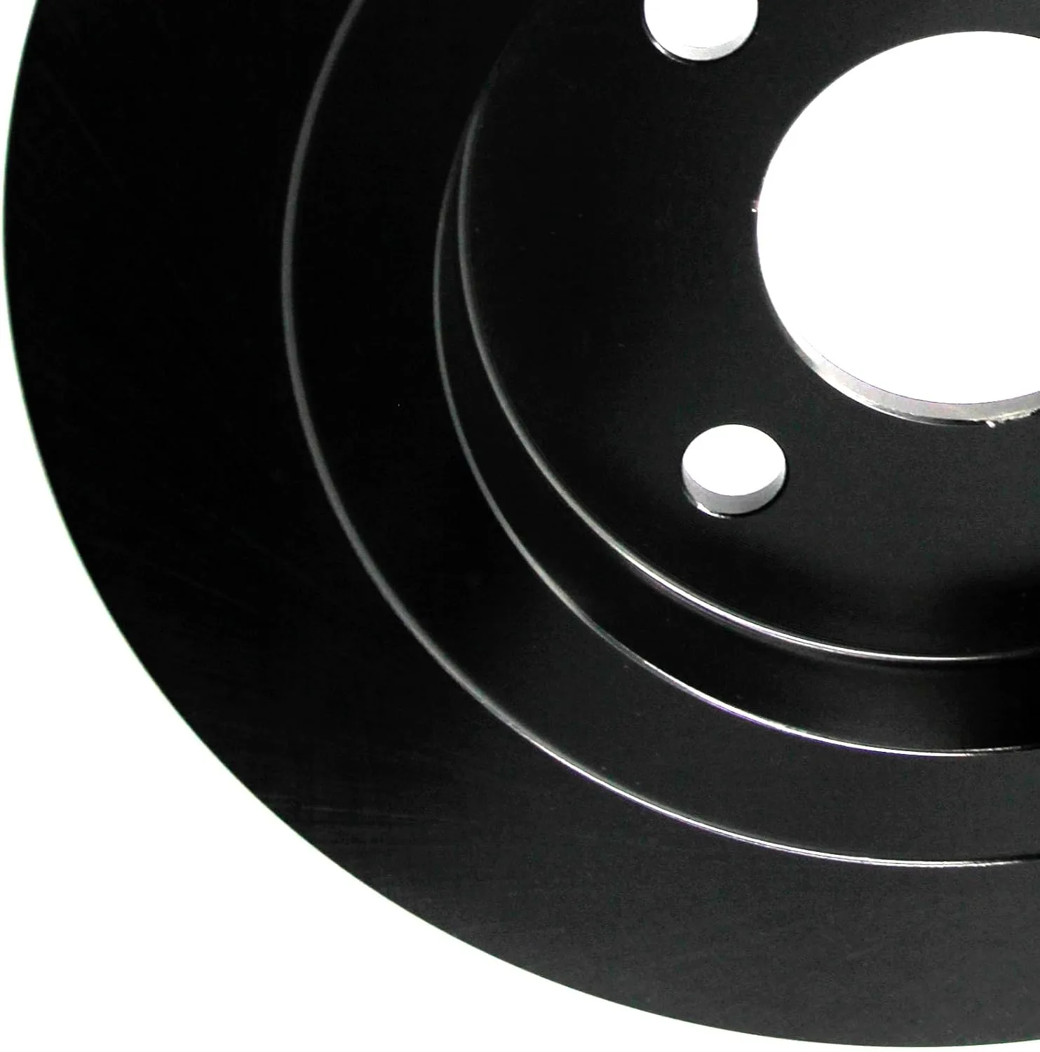 MOTOSOLO Rear Brake Rotors MOT-RB-1838B-BLA@#TRIKE for Harley-Davidson Trikes image 2