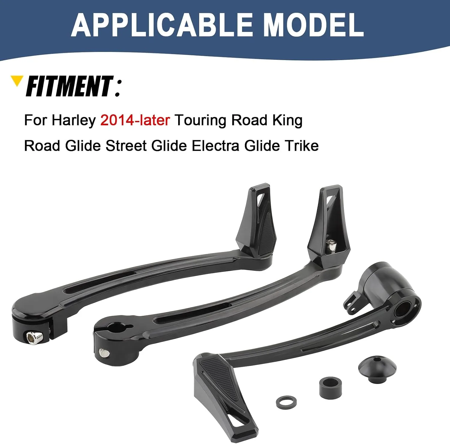 Jiataban Harley-Davidson Brake and Heel-Toe Shifter Lever Kit GZY030030023BC-A image 3