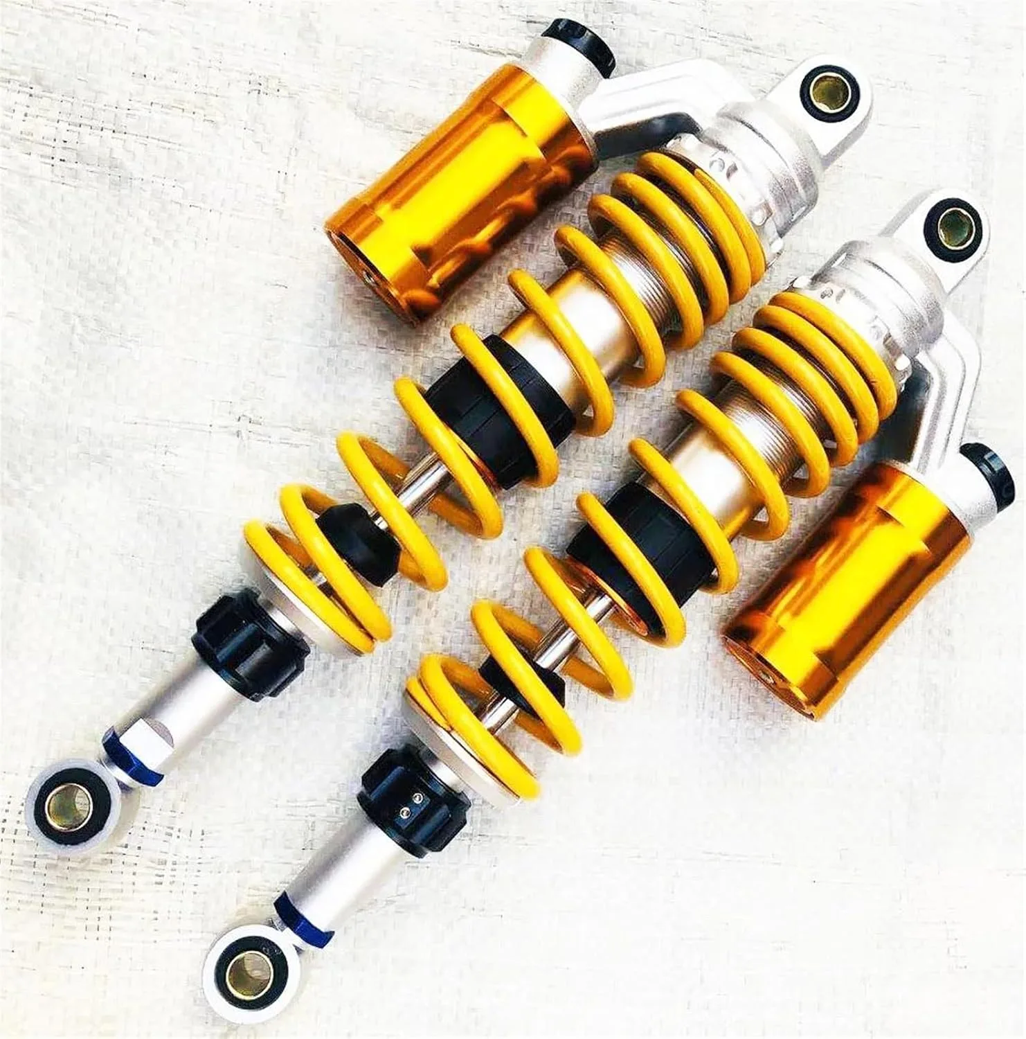 Generic Rear Motorcycle Shock Absorbers 350mm/360mm - 4956431629487 image 2