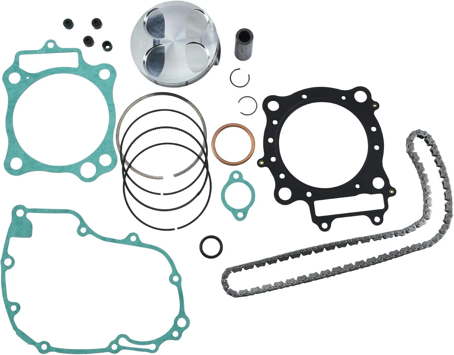 Vertex VTKTC22900A-2 Top End Piston Kit for Honda CRF 450 R 2007-2008 image 2
