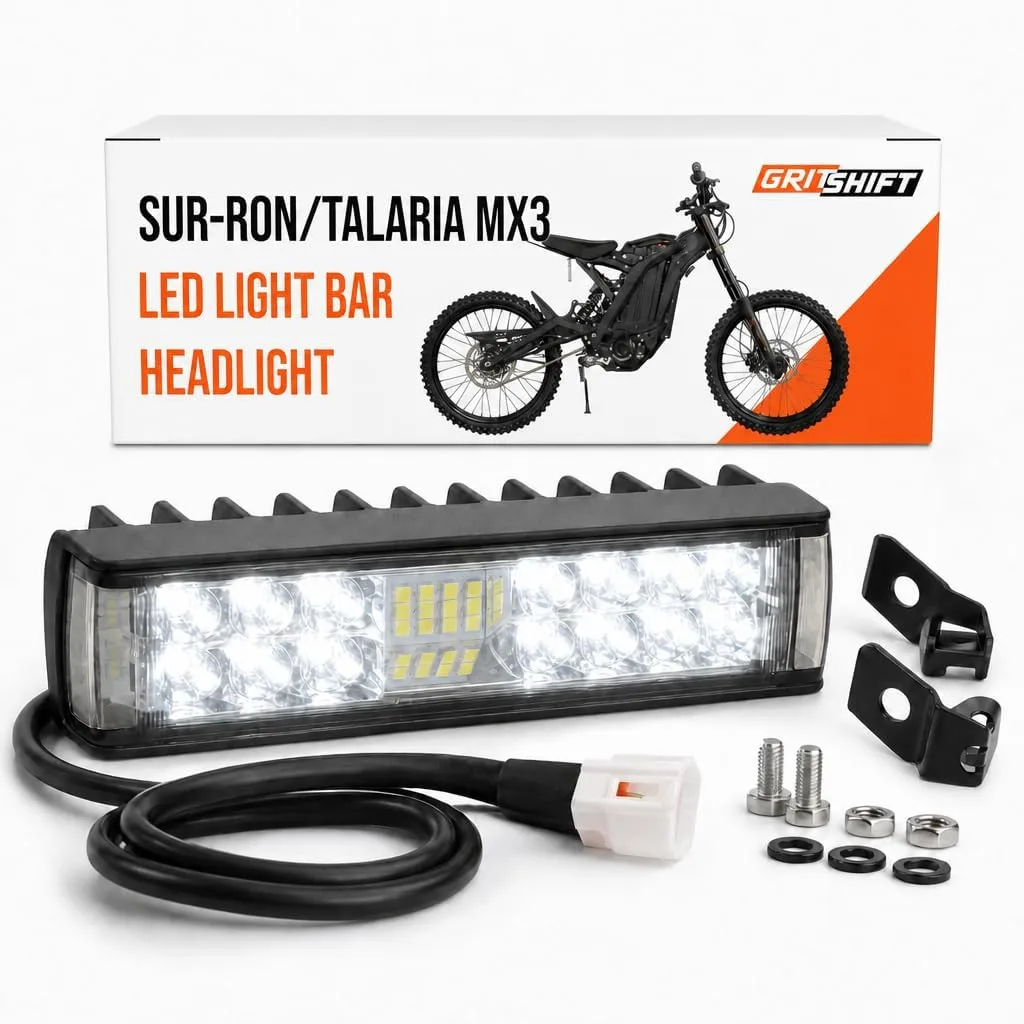GritShift SQ1284923 Front LED Headlight – 6000K, 700 Lumens