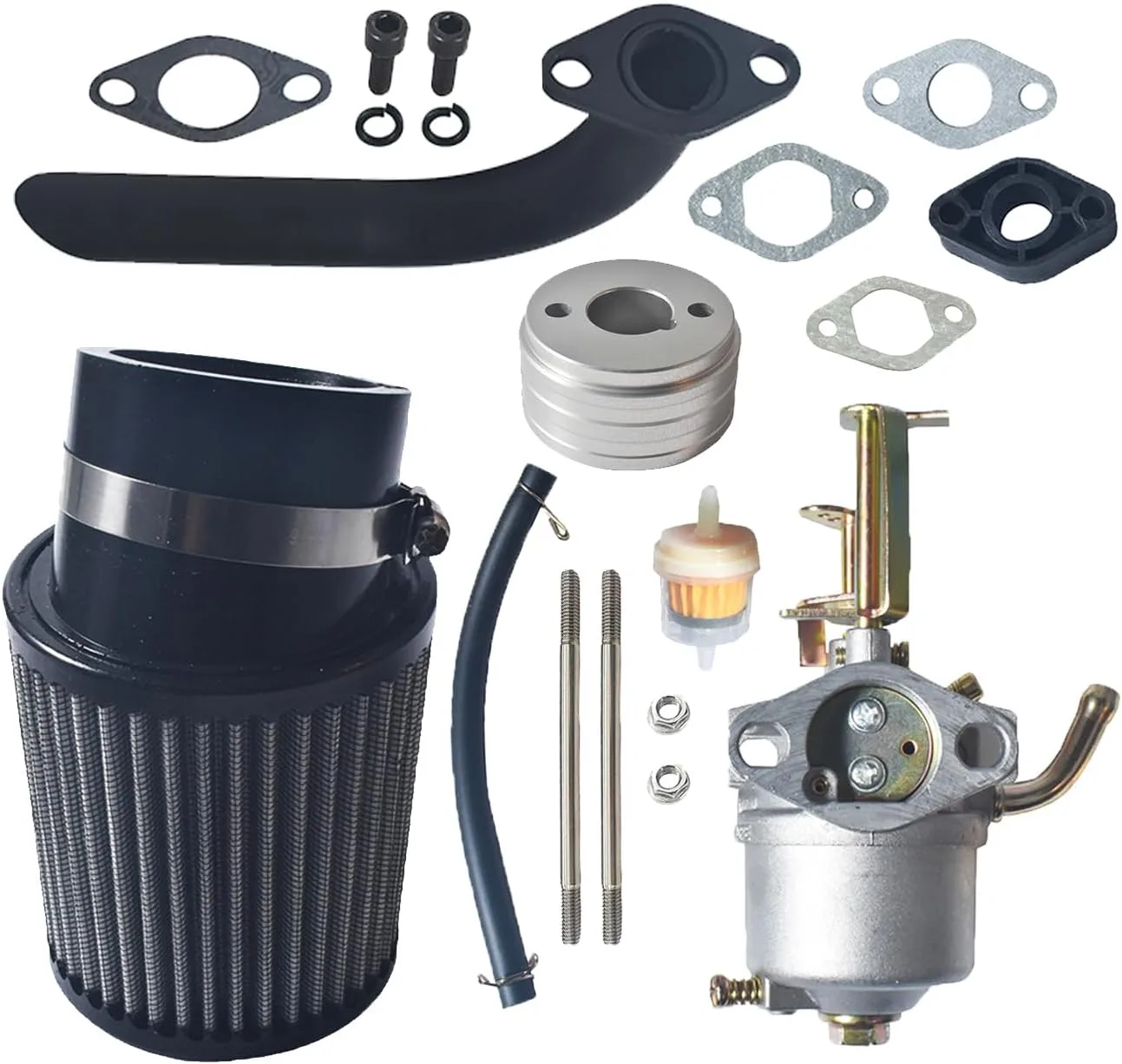 GOIRTUTSS Carburetor Air Filter Exhaust Kit AMJX-BD11333