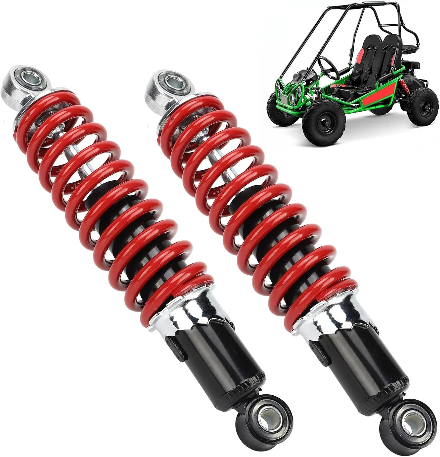 Generic Adjustable Rear Shock Absorber Pair 250mm, 10mm Mount image 4