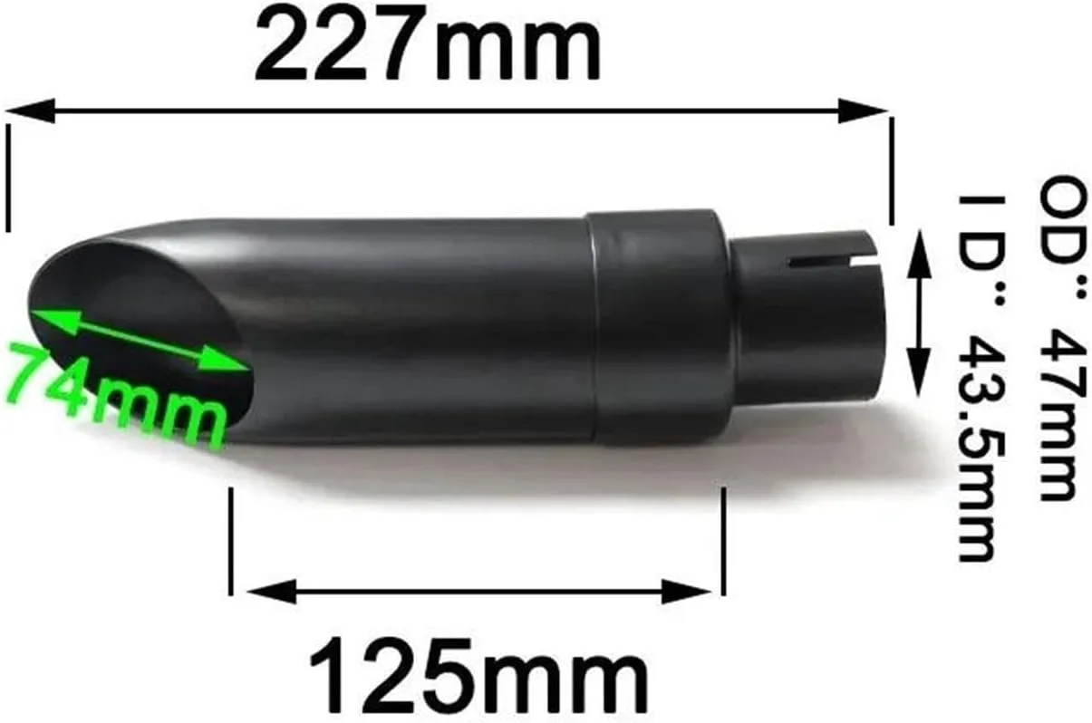 Generic Short Slip-On Exhaust Muffler WTPTMMVWW for Honda Rebel image 2