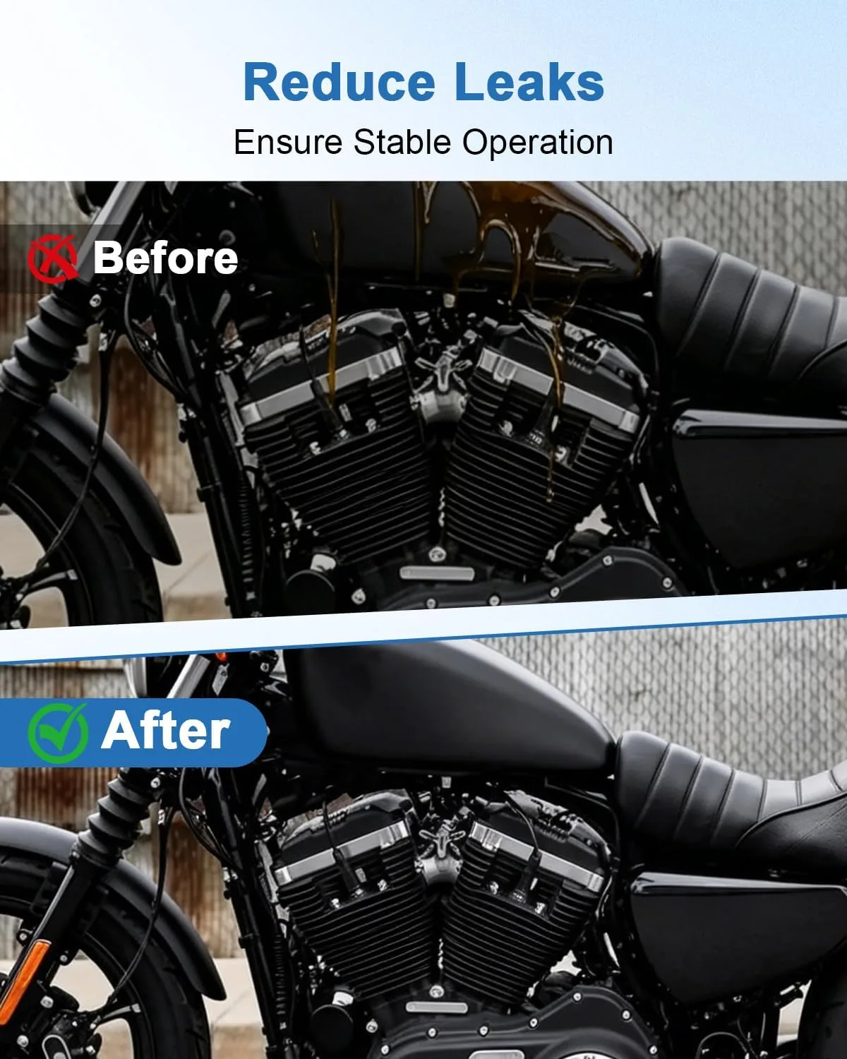 QAGGUM Fuel Line Hose for Harley SuperLow, Nightster, Iron 883 and 1200 Custom image 4