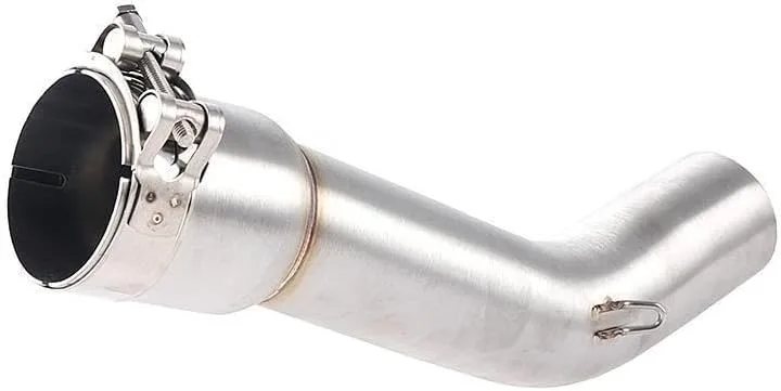 Generic Motorcycle Slip-On Exhaust Muffler Link Pipe 4950258373752 image 2