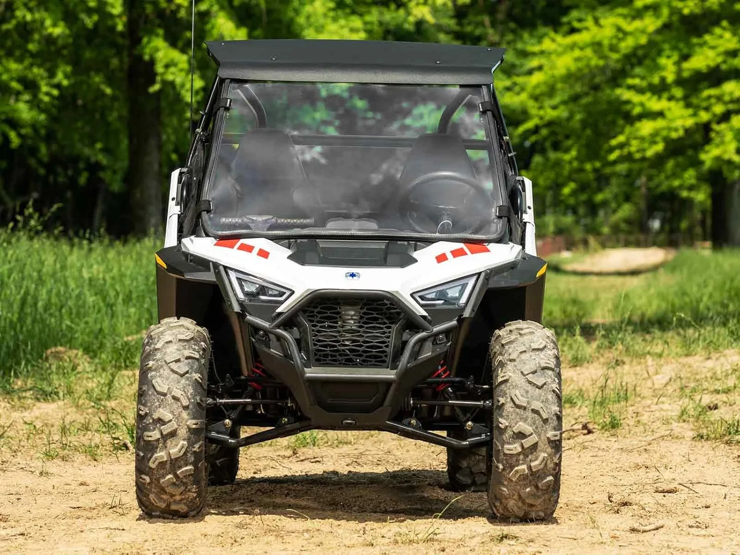 SuperATV Full Front Windshield for Polaris RZR 200 | WS-P-RZR200-75 image 4