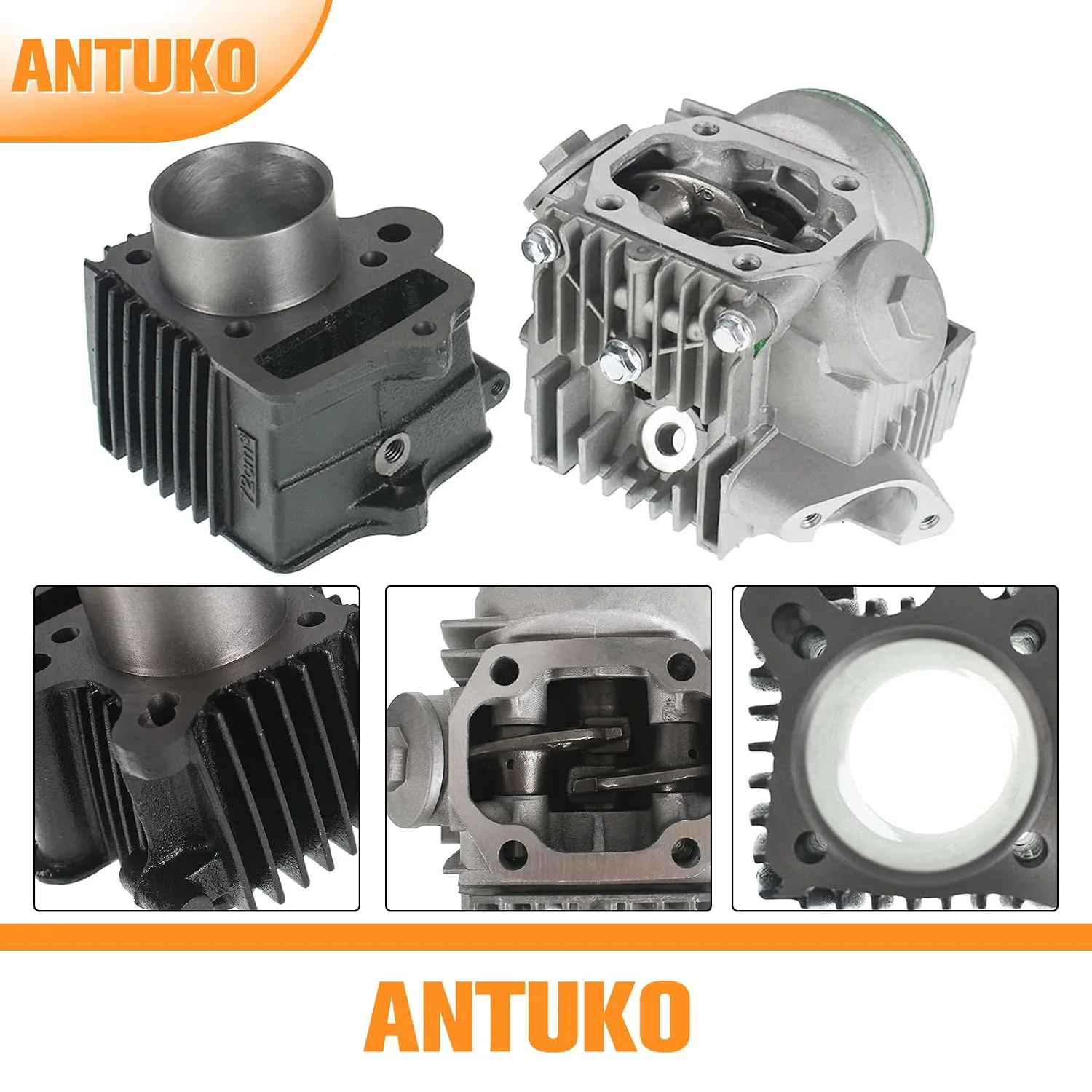 ANTUKO 47 mm Cylinder Head Piston Gasket Top-End Kit QDA-940242-317464-1ANT image 2