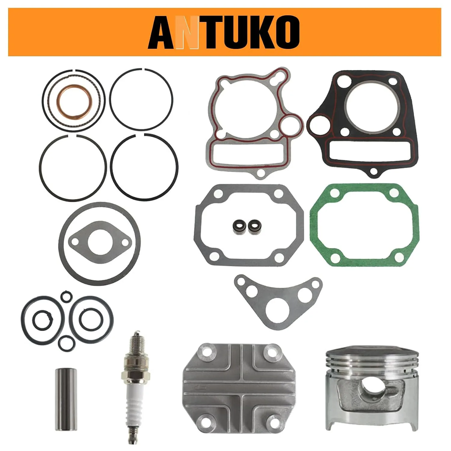 ANTUKO 47 mm Cylinder Head Piston Gasket Top-End Kit QDA-940242-317464-1ANT image 3