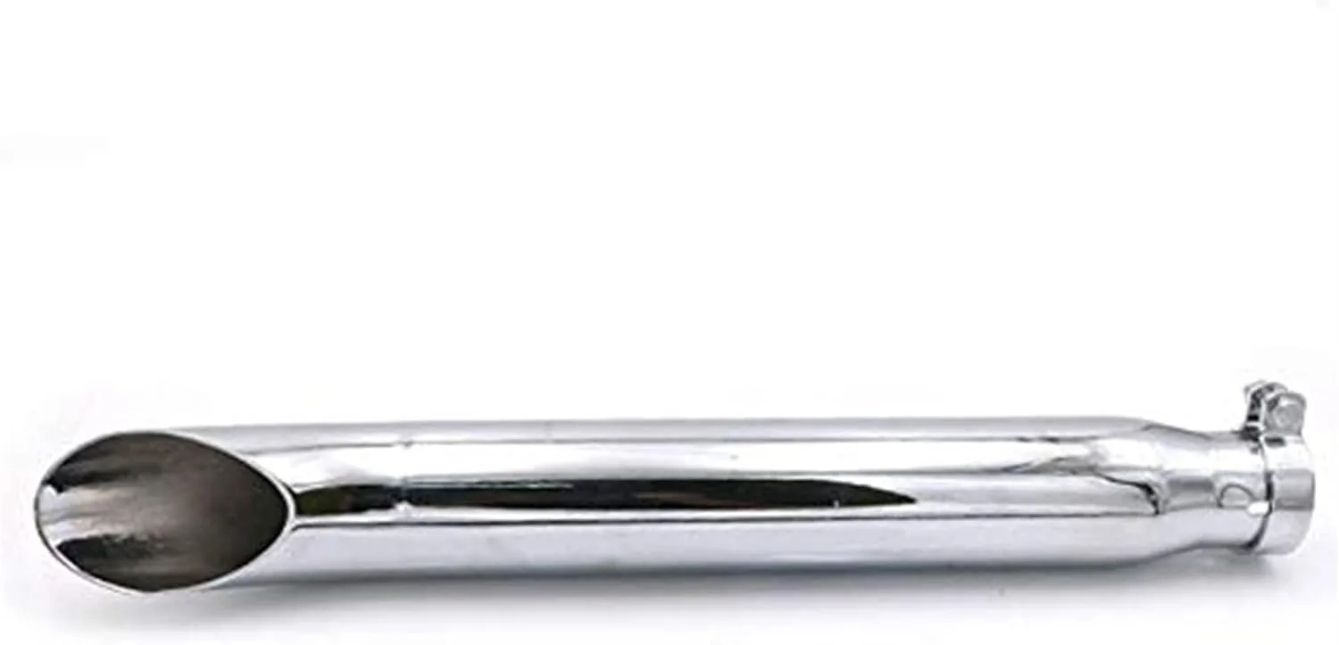 Generic Chrome Motorcycle Exhaust Muffler Pipe 4973249747653