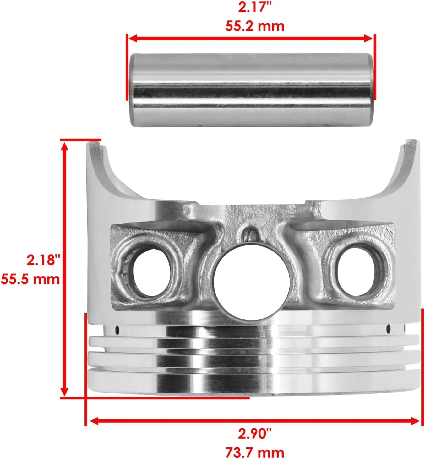 Generic Engine Piston & Ring Kit for Honda XL250S 1979–1981 image 2