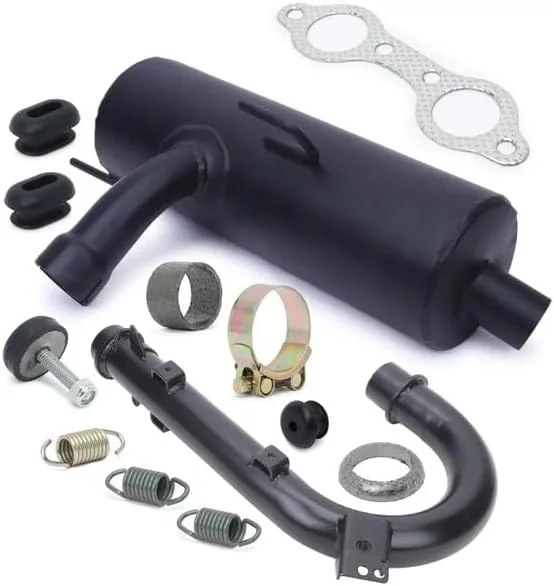 Polaris RZR 4 800 EFI Muffler Silencer Kit with Exhaust Pipe hPart#85437