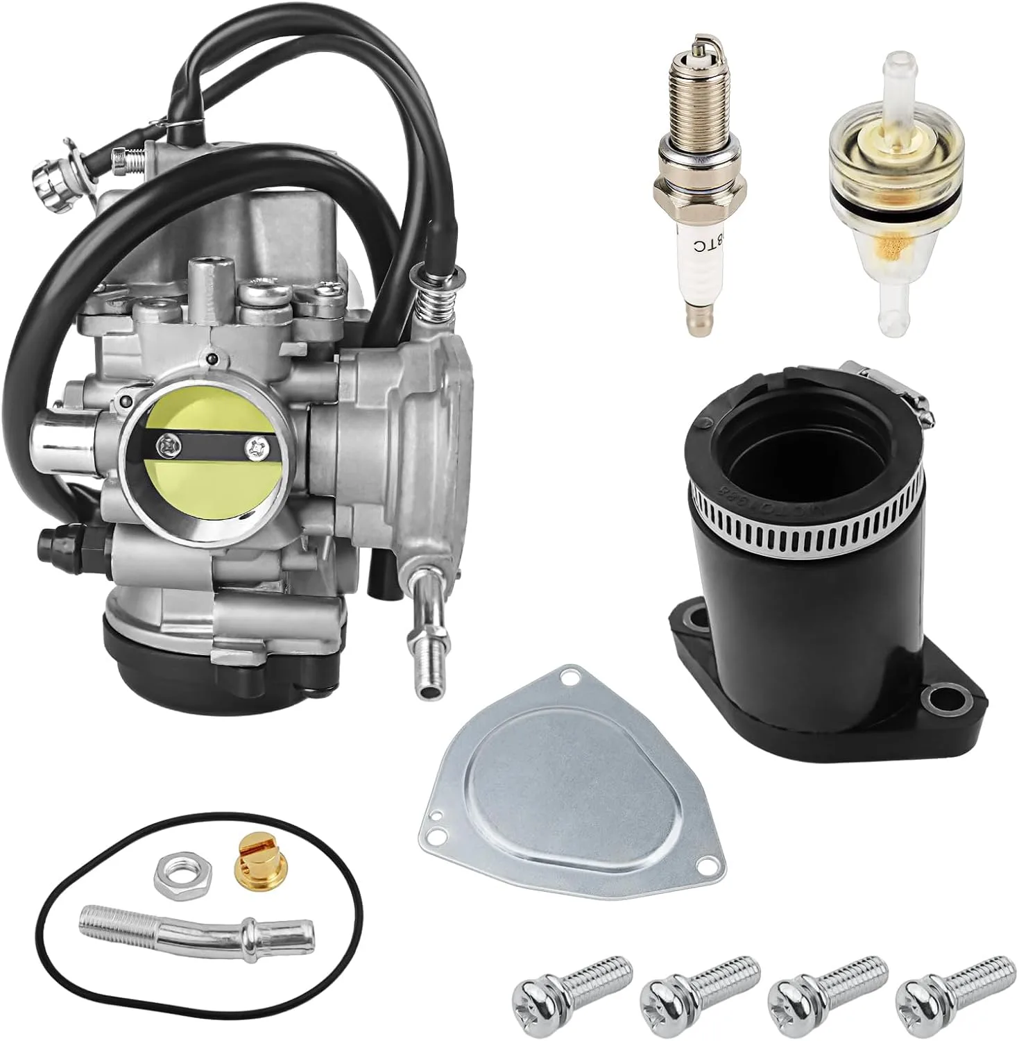 neivilu Carburetor for Yamaha Big Bear 400 YFM400 2000-2006 image 2