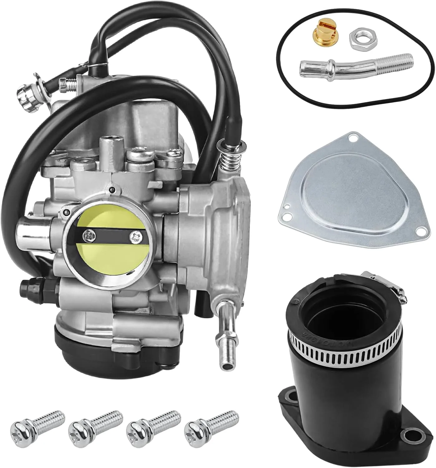 neivilu Carburetor for Yamaha Big Bear 400 YFM400 2000-2006 image 4
