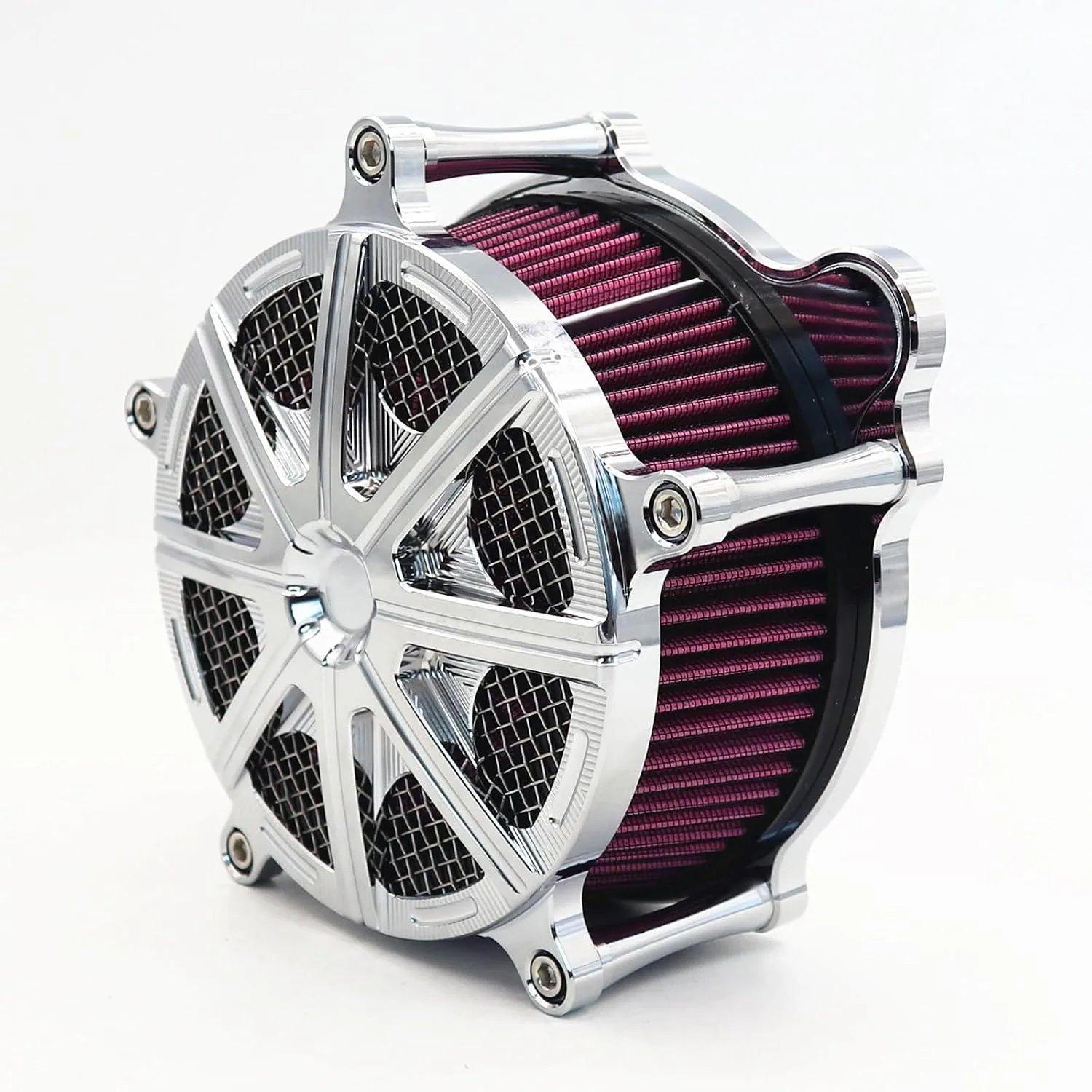 CBCTOC CBC300703 Chrome Air Cleaner Intake Filter System Kit image 2