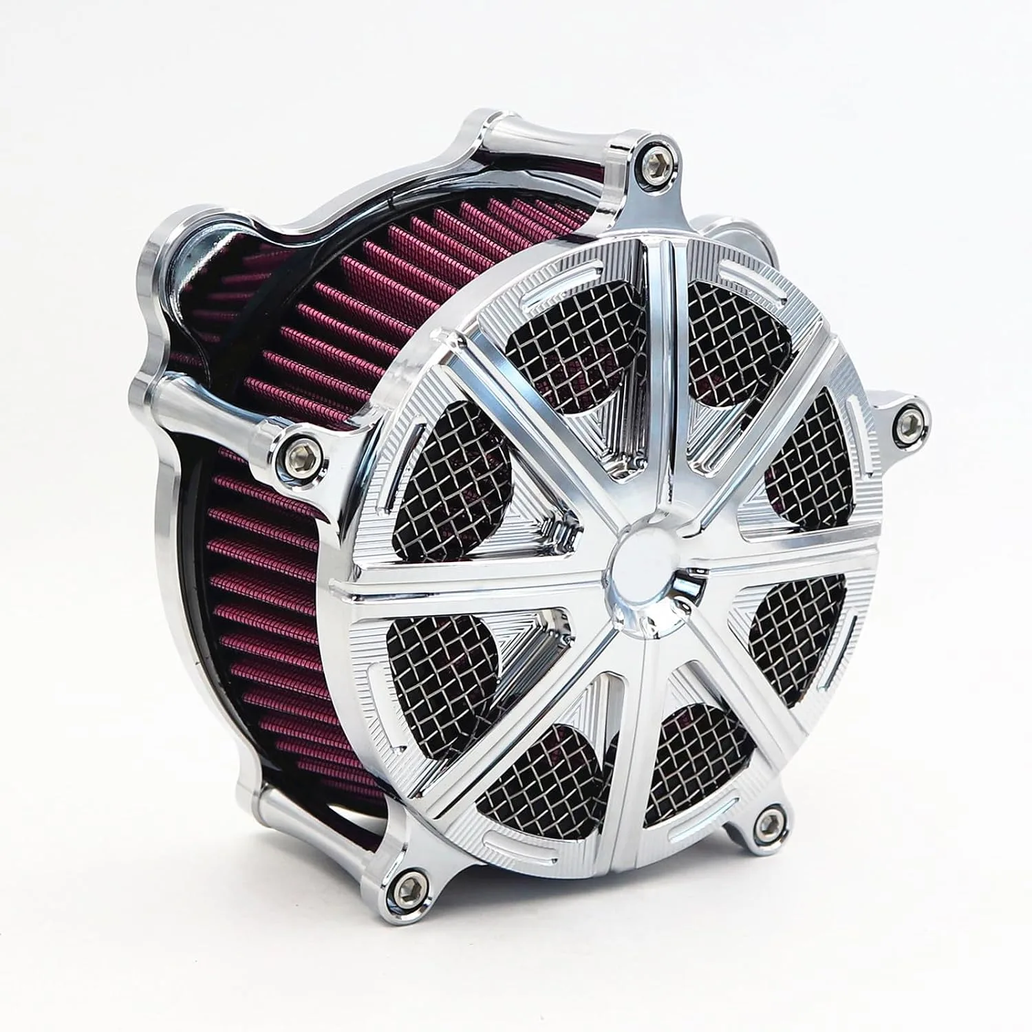 CBCTOC CBC300703 Chrome Air Cleaner Intake Filter System Kit image 3