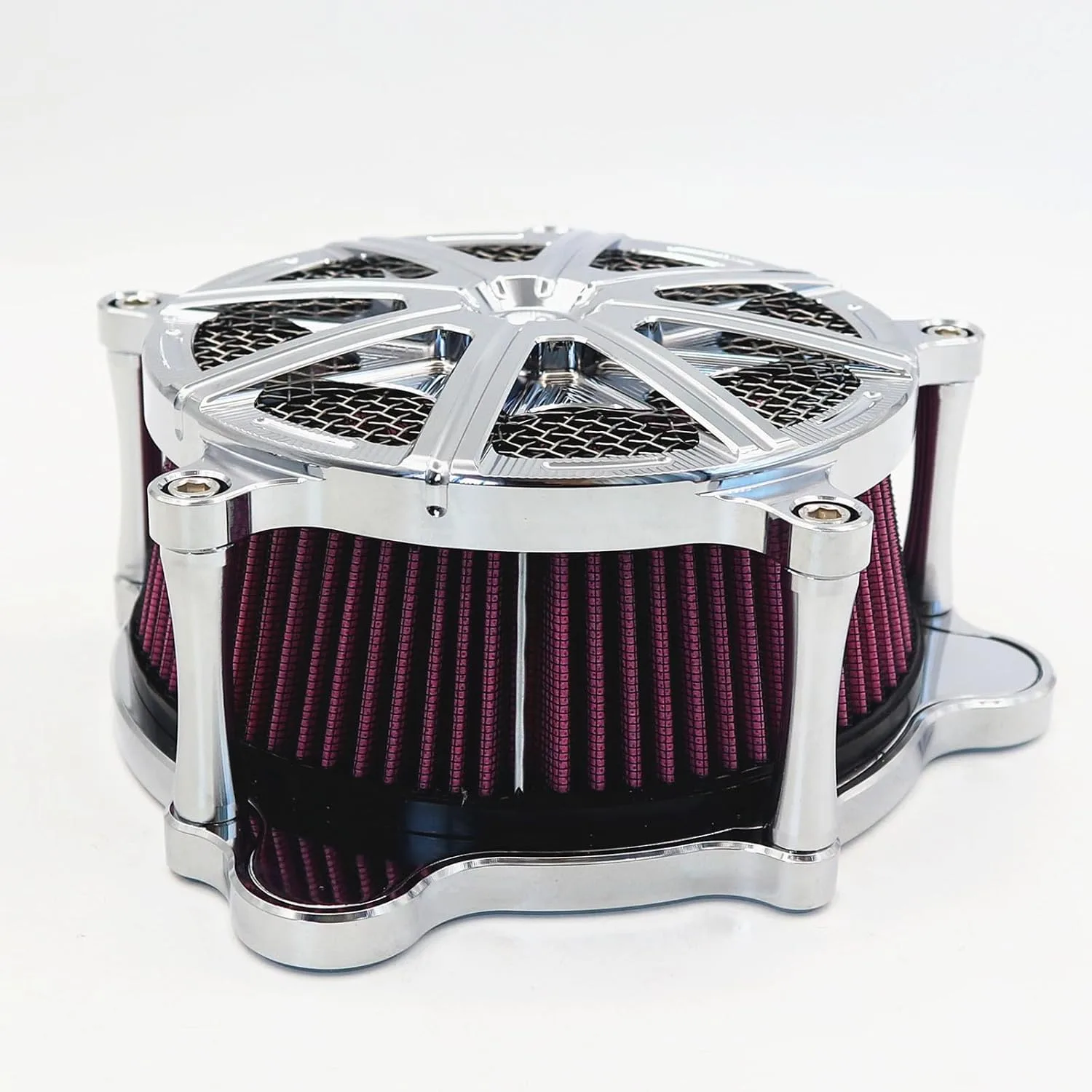 CBCTOC CBC300703 Chrome Air Cleaner Intake Filter System Kit image 4